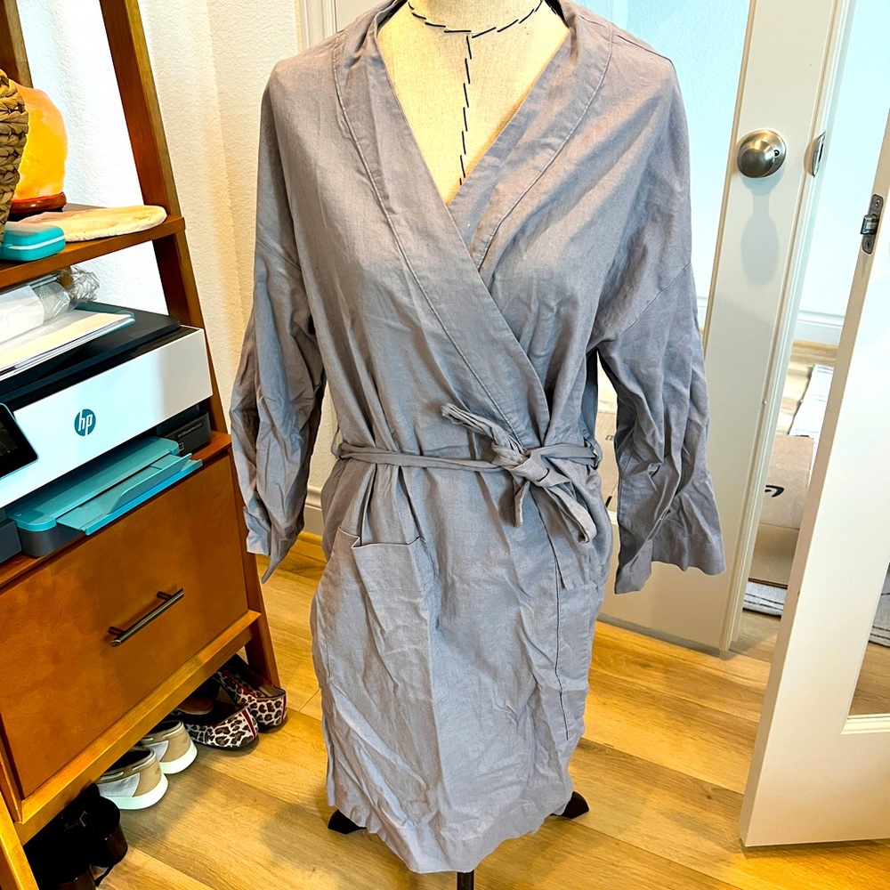 H&M Linen Robe/Kimono - M/L